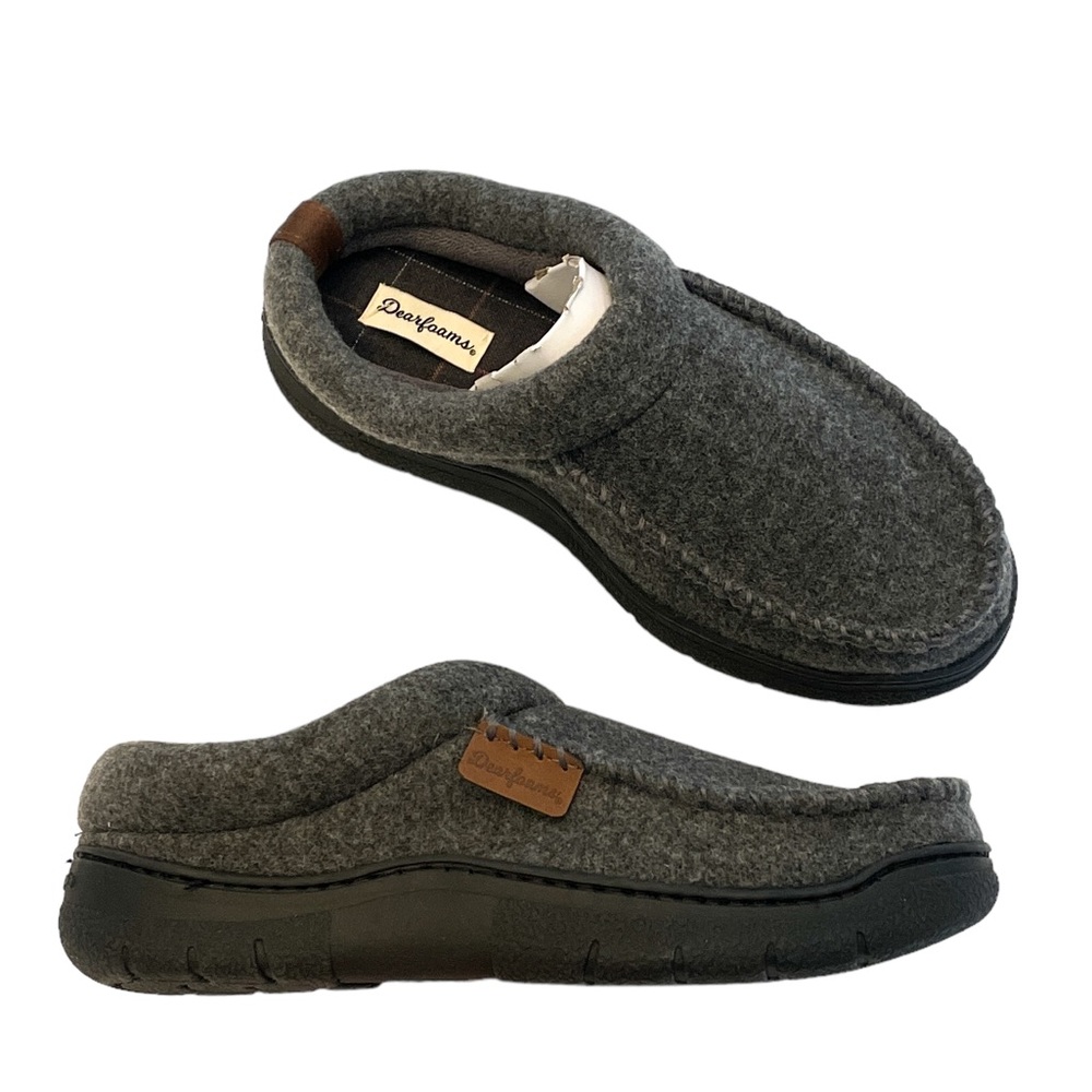 Dearfoams Memory Foam Mens Slippers